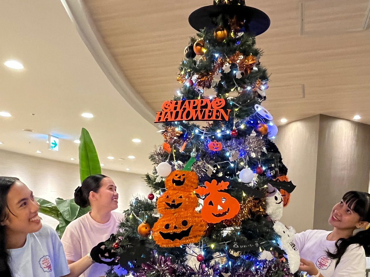 ハロウィンのツリー