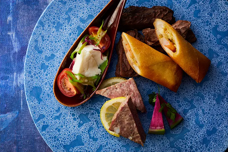 下田産金目鯛 熱川ポーク 旬の伊豆地野菜コース