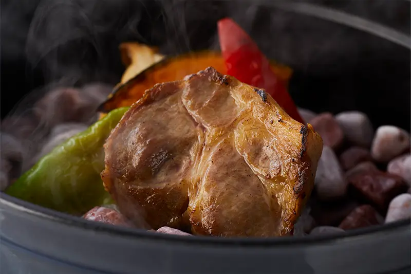 下田産金目鯛 熱川ポーク 旬の伊豆地野菜コース