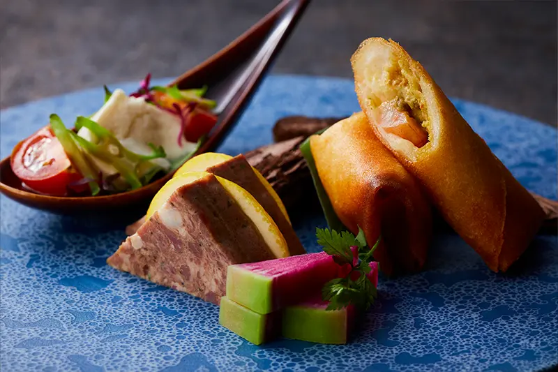 伊勢海老 あしたか牛 下田産金目鯛のプレミアムコース