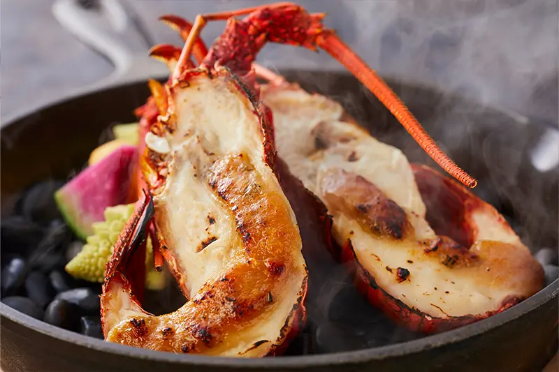 伊勢海老のわさびみそグラタン